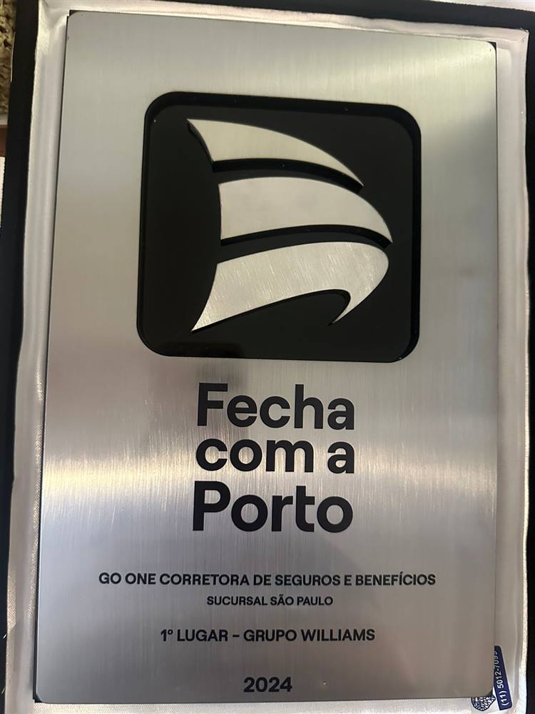 Placa Fecha com a Porto: 1º lugar do Grupo Williams