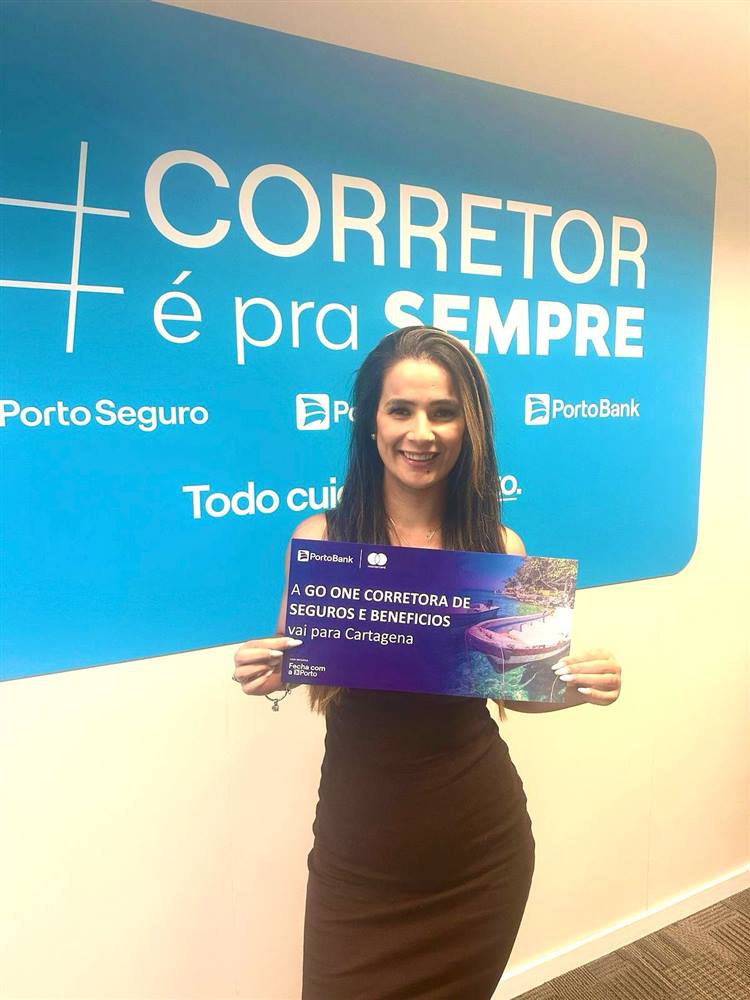 Aviso de que a corretora vai para Cartagena, em iniciativa Fecha com a Porto